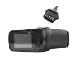 Panneau d'affichage lcd rglable 24 v 36 v 48 v 60 v s886 pour vlo lectrique avec manette des gaz rotative ...