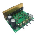 Panneau d'amplificateur de caisson de basses 3x80w, panneau d'amplification haute puissance avec ventilateur ...