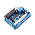 Panneau de drivation cnc 5 axes, pilote de moteur pas  pas mach3, module de commande  port parallle, ...