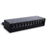 Panneau de raccordement africblanc a 8 ports et 12 ports, boîtier blindé pour prises jack rj45 keystone, ... Panneau de raccordement africblanc a 8 ports et 12 ports, boîtier blindé pour prises jack rj45 keystone, ...