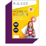 Papier a4 couleur - feuilles a4 80g pour imprimante jet d'encre et laser, ramette papier pour loisirs ... Papier a4 couleur - feuilles a4 80g pour imprimante jet d'encre et laser, ramette papier pour loisirs ...