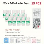Papier autocollant thermique pour mini imprimante, auto - adhésif, impression photo, attro, t, m02 - ... Papier autocollant thermique pour mini imprimante, auto - adhésif, impression photo, attro, t, m02 - ...