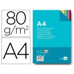 Papier couleur liderpapel multifonction a4 80g / m2 assortiment 25 couleurs paquet 100 feuilles