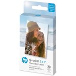 Hp zink sticky - backed photo paper - auto - adh�sif - finition brillante - 50 x 76 mm - 290 g / m - ...