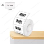 Papier thermique autocollant pour imprimante d'tiquettes e210, taille mixte, compatible avec m110, m220, ...