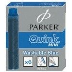 Parker cartouches d'encre quink mini, noir