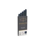 Parker etui de 5 cartouches longues quink encre noire. en blister