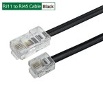 Patchtek rj11 vers rj45 / rj9 vers rj9 cble tlphonique 8p4c 6p4c 4p4c adaptateur combin modulaire ...