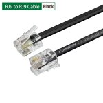 Patchtek rj11 vers rj45 / rj9 vers rj9 cble tlphonique 8p4c 6p4c 4p4c adaptateur combin modulaire ...