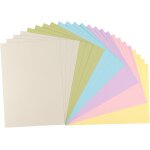 Patq - florence papier cartonné autocollant couleurs assorties - a4 - pastel - 24 feuilles - 216 g / ... Patq - florence papier cartonné autocollant couleurs assorties - a4 - pastel - 24 feuilles - 216 g / ...