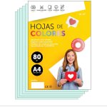 Patq - papier a4 couleur - feuilles a4 80g pour imprimante jet d'encre et laser, ramette papier pour ... Patq - papier a4 couleur - feuilles a4 80g pour imprimante jet d'encre et laser, ramette papier pour ...