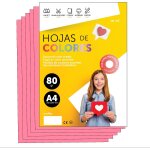 Patq - papier a4 couleur - feuilles a4 80g pour imprimante jet d'encre et laser, ramette papier pour ... Patq - papier a4 couleur - feuilles a4 80g pour imprimante jet d'encre et laser, ramette papier pour ...