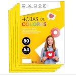 Patq - papier a4 couleur - feuilles a4 80g pour imprimante jet d'encre et laser, ramette papier pour ... Patq - papier a4 couleur - feuilles a4 80g pour imprimante jet d'encre et laser, ramette papier pour ...
