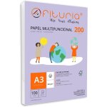 Patq - ramette de papier a3 200g avec 100 feuilles blanches, papier multifonctionnel pour un usage scolaire ...