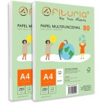 Patq - ramette de papier a4 80g avec 500 feuilles blanches, papier multifonctionnel pour un usage scolaire ...