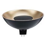 Paulmann - ampoule rflecteur avec socle gu5, 3 noir / dor - noir