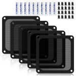 Pc filtre poussière 120mm magnétique filtre ventilateur en maille grille de protection pour boîtier d'ordinate ... Pc filtre poussière 120mm magnétique filtre ventilateur en maille grille de protection pour boîtier d'ordinate ...