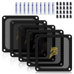 Pc filtre poussière 140mm magnétique filtre ventilateur en maille grille de protection pour boîtier d'ordinate ... Pc filtre poussière 140mm magnétique filtre ventilateur en maille grille de protection pour boîtier d'ordinate ...