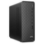 Pc tower hp s01 - pf2044ns - intel core i3 - 12100 - 8 go ram - 256 go ssd - freedos - noir