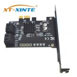Pci - express carte contrleur sata iii 4 ports prise en charge pci express x1 x2 x4 x8 x16 carte mre ...