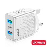 Pd usb chargeur charge rapide 3. 0 30w t�l�phones rapides adaptateur de chargeur pour iphone samsung ...