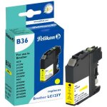 Pelikan b36 - 11 ml - jaune - compatible - cartouche d'encre (alternative pour : brother lc123y) - pour ...