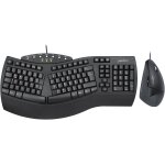 Periduo - 512b ensemble clavier et souris ergonomiques - souris design vertical, filaire, usb, noir - ... Periduo - 512b ensemble clavier et souris ergonomiques - souris design vertical, filaire, usb, noir - ...