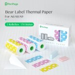 Peripage - mini papier autocollant pour imprimante, papier collant thermique auto - adhésif sans tour ... Peripage - mini papier autocollant pour imprimante, papier collant thermique auto - adhésif sans tour ...