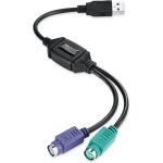 Peripro - 401 adaptateur ps2 vers usb ¿ pour clavier et souris avec interface ps2 ¿ prise en charge ...