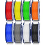 Petg filament bundle, haute résistance filament d'imprimante 3d petg, 250g par bobine, 8 rouleaux, noir ... Petg filament bundle, haute résistance filament d'imprimante 3d petg, 250g par bobine, 8 rouleaux, noir ...