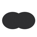 Petit tapis de souris rond premium 9. 84x9. 84 pouces, couleur double face, antidrapant, impermable, ...