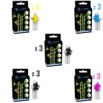 Pgi5 / cli8 - lot de 15 cartouches d'encre compatible pour canon pixma mp410 mp430 mp500 mp510 mp520 ... Pgi5 / cli8 - lot de 15 cartouches d'encre compatible pour canon pixma mp410 mp430 mp500 mp510 mp520 ...