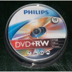 Philips - 10 x dvd + rw - 4. 7 go 1x - 4x - spindle Philips - 10 x dvd + rw - 4. 7 go 1x - 4x - spindle