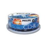Philips - 25 x cd - r - 700 mo (80 min) 52x - spindle