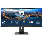 Ecran pc philips b line 346b1c / 00 34  3440 x 1440 quad hd lcd noir