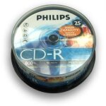 Philips cr8d8nb25 - 25 x cd - r - 800 mo (90 min) - spindle Philips cr8d8nb25 - 25 x cd - r - 800 mo (90 min) - spindle