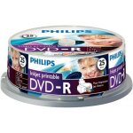 Philips dm4i6b25f - 25 x dvd - r - 4. 7 go (120 minutes) 16x - surface imprimable par jet d'encre - spindle ... Philips dm4i6b25f - 25 x dvd - r - 4. 7 go (120 minutes) 16x - surface imprimable par jet d'encre - spindle ...