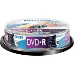 Philips dm4s6b10f - 10 x dvd - r - 4. 7 go (120 minutes) 16x - spindle