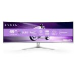 Philips evnia 8000 49m2c8900l - moniteur oled - jeux - incurv� - 49  (48. 9  visualisable) - 5120 x 1440 ...