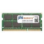 Phs - memory 8gb ram pour toshiba satellite s855 - s5252 ddr3 so dimm 1333mhz pc3 - 10600s (sp381851) ...
