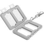 Pial - 4 × nsd, boîte de rangement pour carte mémoire, pendentif, transparent Pial - 4 × nsd, boîte de rangement pour carte mémoire, pendentif, transparent