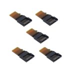 Pial - lot de 5 adaptateurs de carte mmoire micro sd tf, lecteur de carte micro sd tf mle vers femelle ...