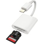 Pial - adaptateur lecteur de cartes sd (2 - en - 1) lightning vers lecteur de carte micro sd pour apple ... Pial - adaptateur lecteur de cartes sd (2 - en - 1) lightning vers lecteur de carte micro sd pour apple ...