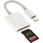 Pial - adaptateur lecteur de carte sd pour iphone - connecteur lightning pour appareil photo apple certifié ... Pial - adaptateur lecteur de carte sd pour iphone - connecteur lightning pour appareil photo apple certifié ...
