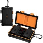 Pial - etui carte mmoire rangement bote coffret pour batterie carte sd tf xqd / cf / cfb cf - a etanche ...