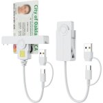 Pial - lecteur de carte cac usb + usb - c, lecteur de carte a puce 2 en 1 military dod common access ...