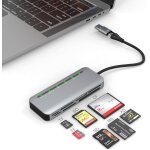 Pial - lecteur de cartes multi - cartes usb c usb 3. 0, lecteur de carte sd 7 en 2 pour sd sdxc sdhc ...