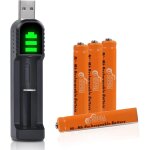 Piles aaaa, 4 pcs rechargeables ni - mh aaaa 500 mah pour surface pen / tactile pen / google pixebook ...