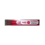 Pilot pochette de 3 recharges pour roller frixion point pointe aiguille fine (0, 5mm). encre rouge
