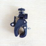 Pince de bain pour gopro fore11, 10, 9, 8, 7, 6, 5, guidon de moto de vlo noir, support de trpied rsistant ...